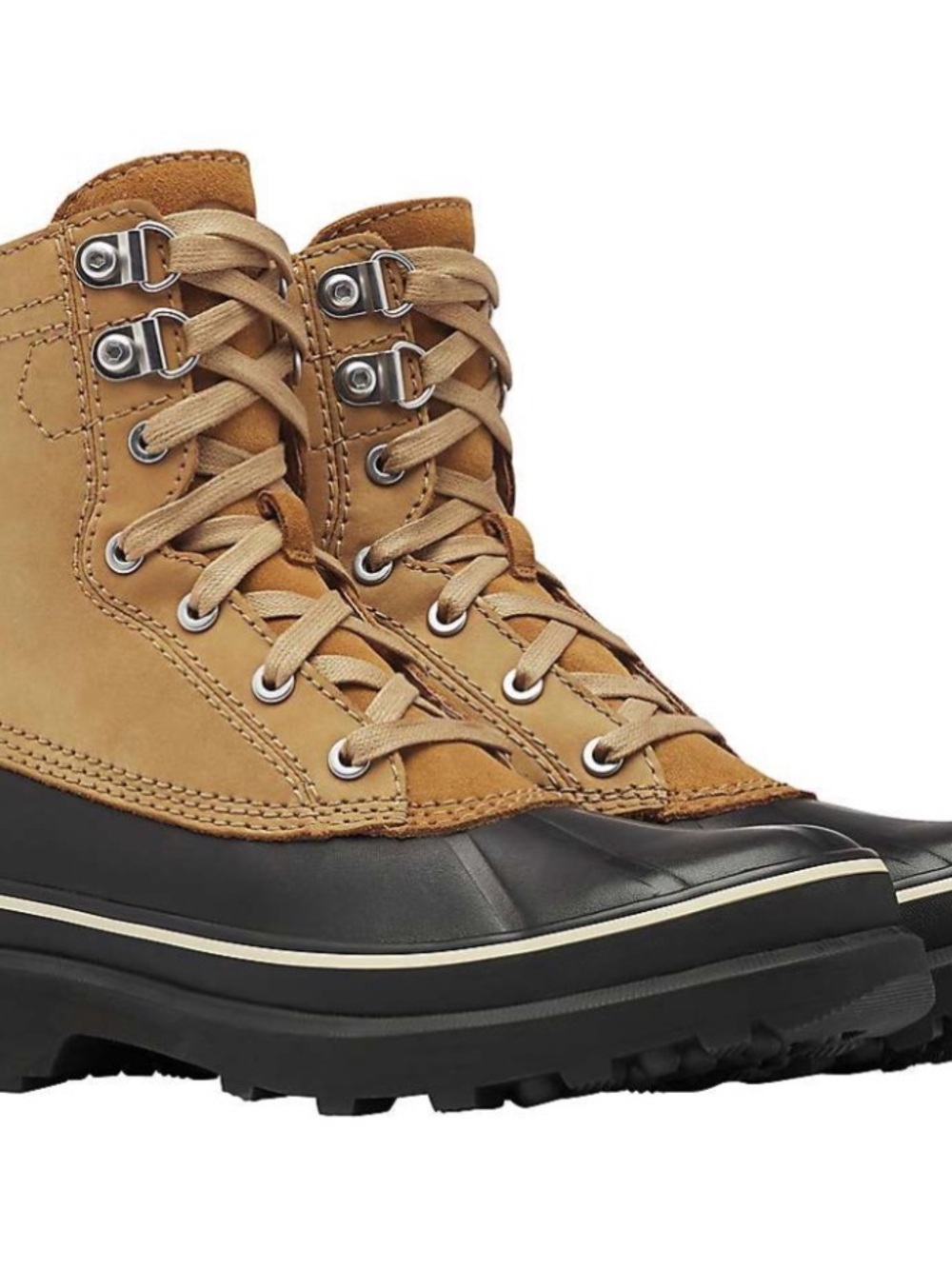 Sorel Men's Brown and Black Waterproof Chukka Duck Boots 8US